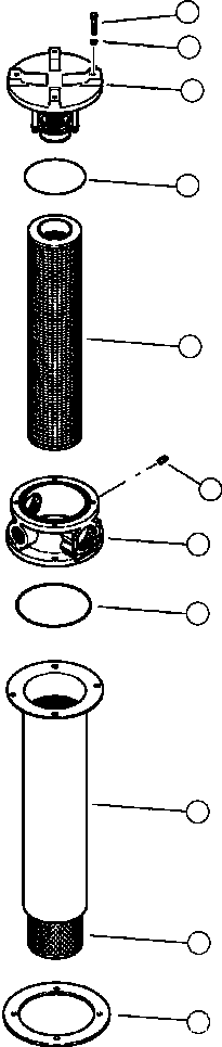 Forestry Komatsu / XT445L-3 A3101 - UP(XT445L-3) / H0112-01A0 HYDRAULIC TANK FILTER OIL COOLER RETURN FILTER(H-018 : H0112-01A0)