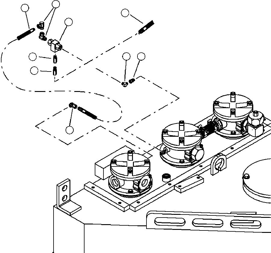 Forestry Komatsu / XT445L-3 A3101 - UP(XT445L-3) / H0116-02A0 HYDRAULIC RETURN FILTER BACK-PRESSURE LINE(H-026 : H0116-02A0)