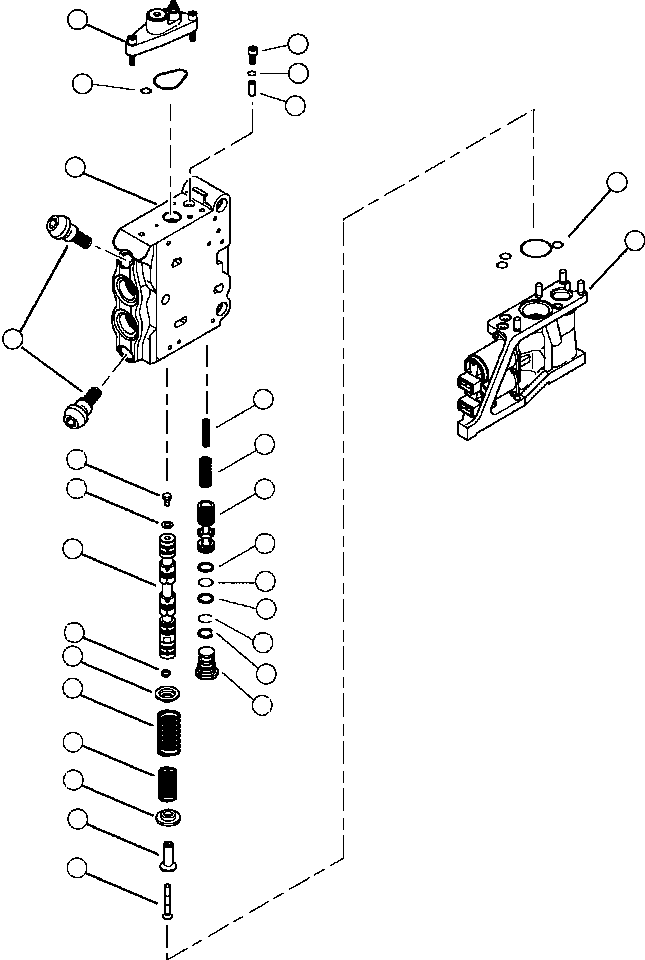 Forestry Komatsu / XT445L-3 A3101 - UP(XT445L-3) / H0120-11A0 MAIN CONTROL VALVE L90 SECTION(H-068 : H0120-11A0)