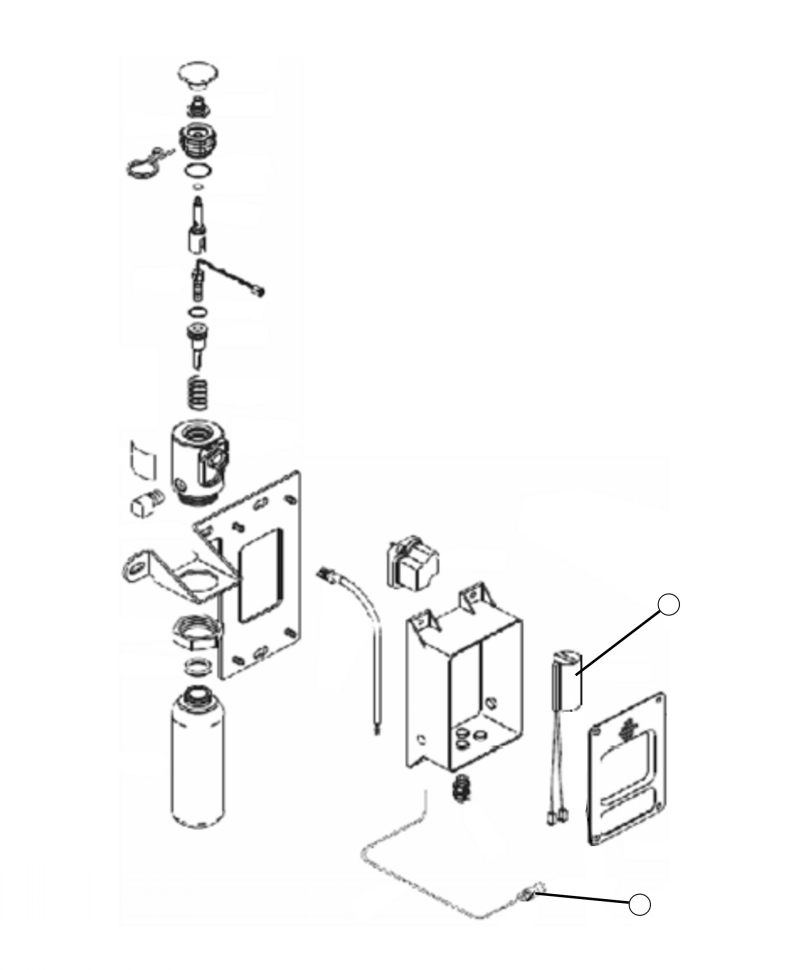 Forestry Komatsu / XT445L-3 A3101 - UP(XT445L-3) / V0100-11A0 FIRE SUPPRESSION SYSTEM MANUAL ACTUATOR(V-020 : V0100-11A0)