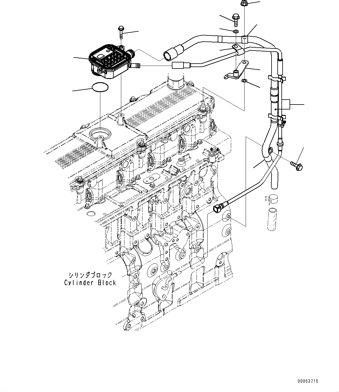 Komatsu parts book diagram for PC300LC-8M0 S/N Y301001-UP: BREATHER
