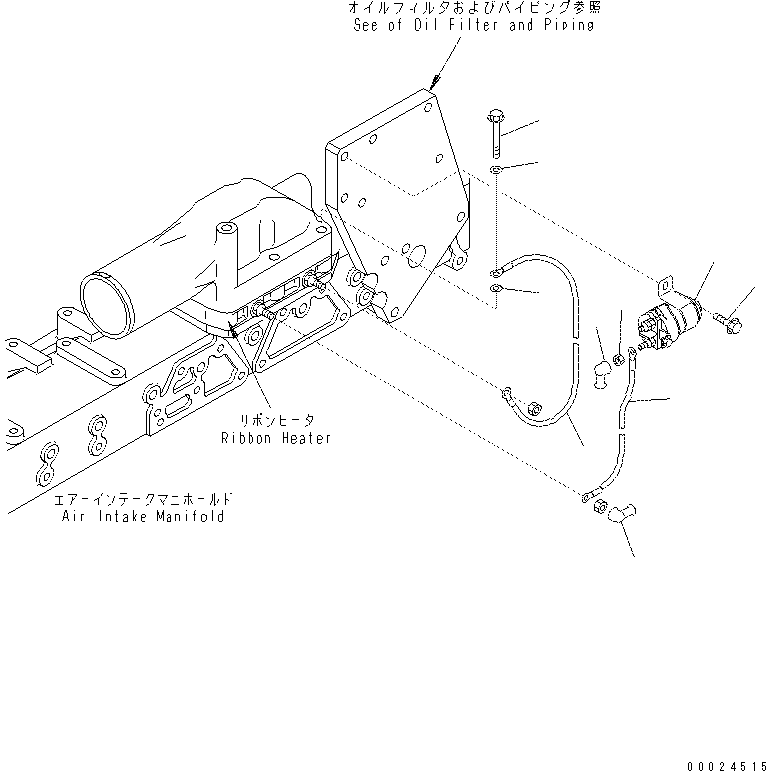 Excavators Komatsu / PC400-7(-50) S/N Y400001-UP(ZEPB000901) / HEATER SWITCH(#313758-)(|AAA0031 : |AAA0031)