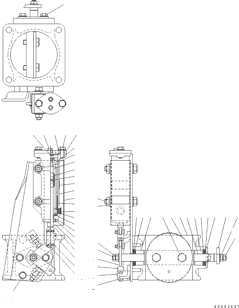 Excavators Komatsu / PC400-7(-50) S/N Y400001-UP(ZEPB000901) / EXHAUST BRAKE (INNER PARTS)(#310635-)(|AAA0070 : |AAA0070)