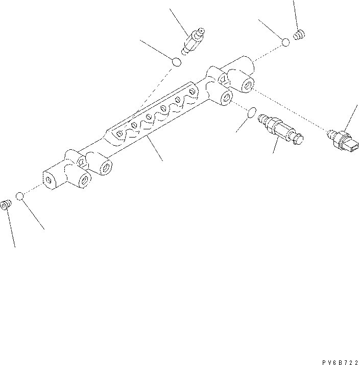 Excavators Komatsu / PC400-7(-50) S/N Y400001-UP(ZEPB000901) / COMMON RAIL (INNER PARTS)(#312529-)(|AAA0232 : |AAA0232)