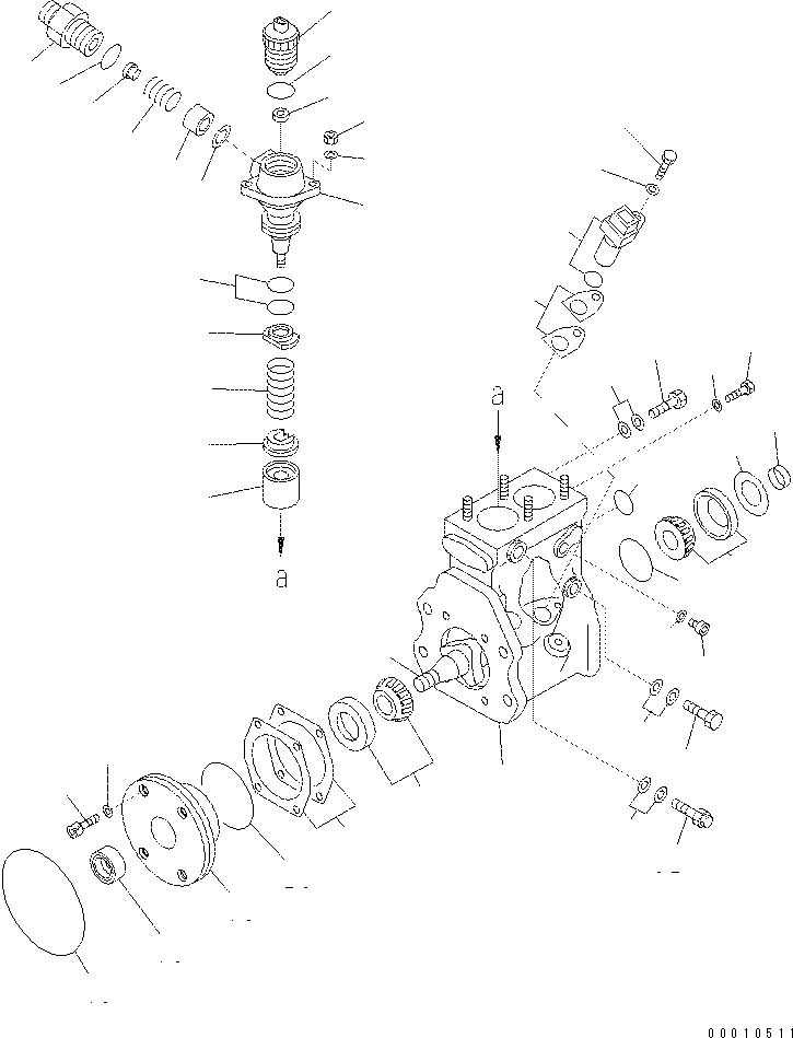 Excavators Komatsu / PC400-7(-50) S/N Y400001-UP(ZEPB000901) / FUEL SUPPLY PUMP (1/2) (PUMP) (INNER PARTS)(#313758-) (SN )(|AAA0211 : |AAA0211)