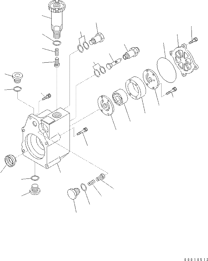 Excavators Komatsu / PC400-7(-50) S/N Y400001-UP(ZEPB000901) / FUEL SUPPLY PUMP (2/2) (FEED PUMP) (INNER PARTS)(#313408-) (SN )(|AAA0228 : |AAA0228)