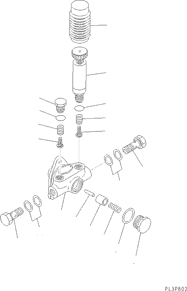 Excavators Komatsu / PC400-7(-50) S/N Y400001-UP(ZEPB000901) / FUEL INJECTION PUMP (FEED PUMP) (INNER PARTS)(#311251-)(|AAA0248 : |AAA0248)