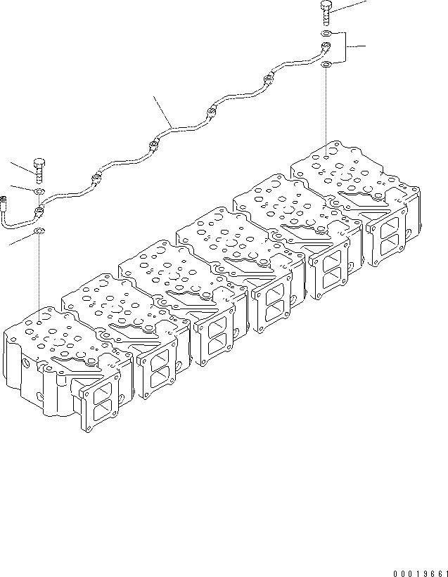 Excavators Komatsu / PC400-7(-50) S/N Y400001-UP(ZEPB000901) / AIR VENT PIPING(#313158-)(|AAA0318 : |AAA0318)