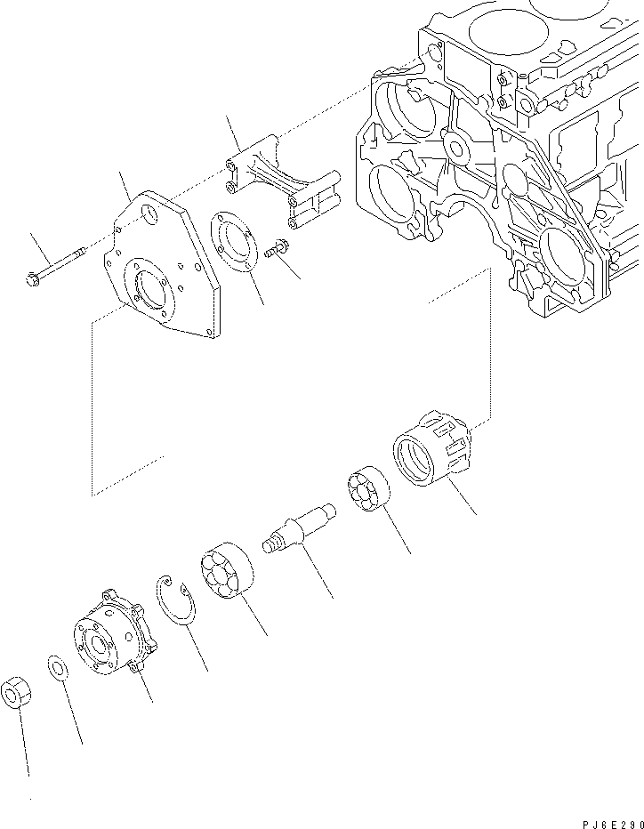 Excavators Komatsu / PC400-7(-50) S/N Y400001-UP(ZEPB000901) / FAN DRIVE(#310352-)(|AAA0337 : |AAA0337)