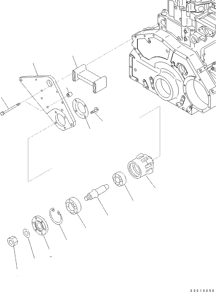 Excavators Komatsu / PC400-7(-50) S/N Y400001-UP(ZEPB000901) / FAN DRIVE(#311768-)(|AAA0338 : |AAA0338)