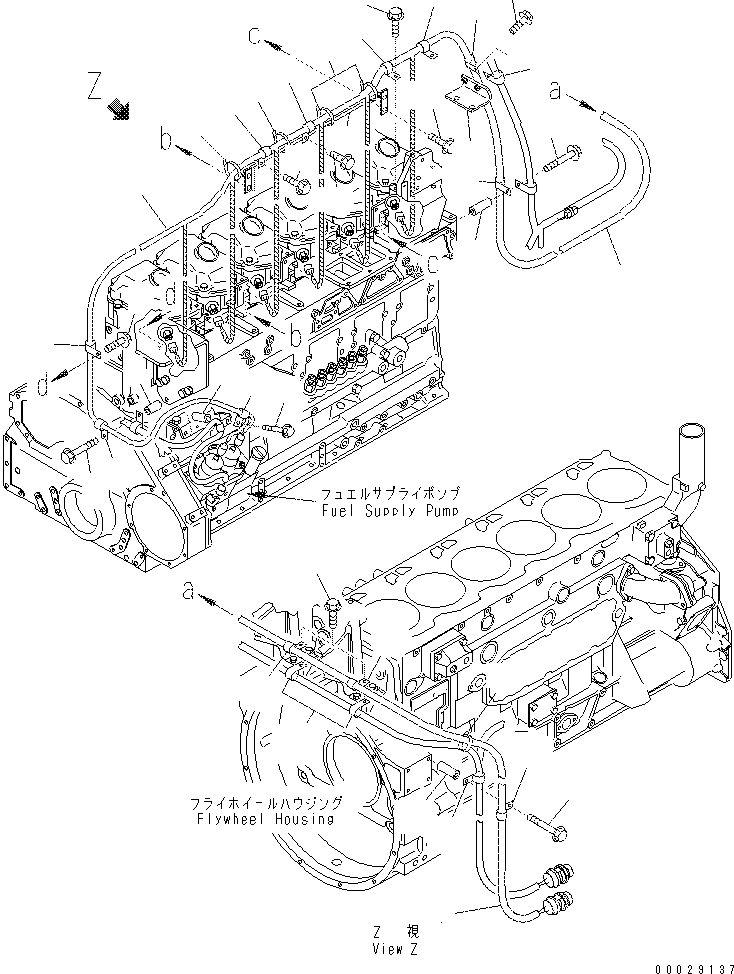 Excavators Komatsu / PC400-7(-50) S/N Y400001-UP(ZEPB000901) / WIRING (1/2) POWER TRAIN HARNESS(#311768-)(|AAA0422 : |AAA0422)