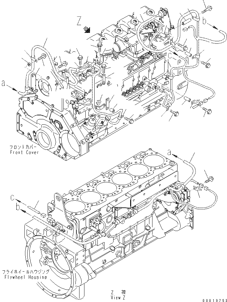 Excavators Komatsu / PC400-7(-50) S/N Y400001-UP(ZEPB000901) / WIRING (2/3) SENSOR AND SWITCH(#313158-)(|AAA0430 : |AAA0430)