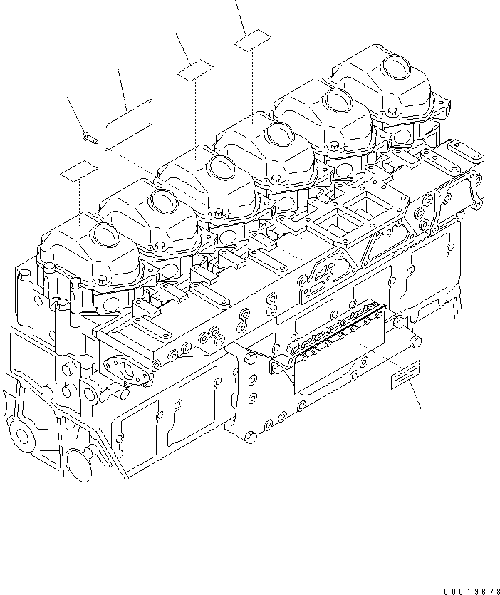 Excavators Komatsu / PC400-7(-50) S/N Y400001-UP(ZEPB000901) / NAME PLATE AND CAUTION (ENGLISH)(#314977-)(|AAA0485 : |AAA0485)
