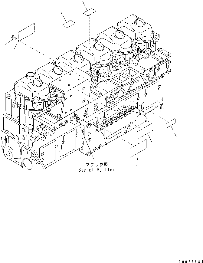 Excavators Komatsu / PC400-7(-50) S/N Y400001-UP(ZEPB000901) / NAME PLATE AND CAUTION (JAPANESE)(#313758-)(|AAA0482 : |AAA0482)