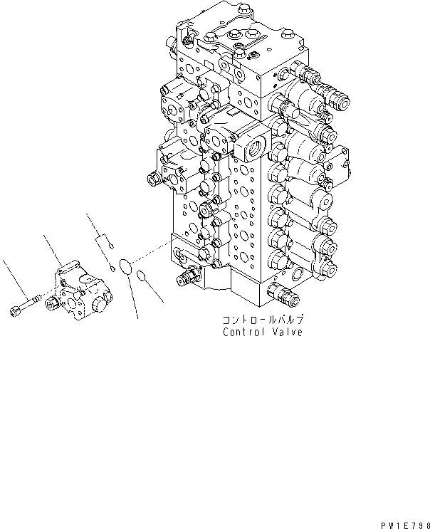 Excavators Komatsu / PC400-7(-50) S/N Y400001-UP(ZEPB000901) / HYDRAULIC DRIFT PREVENTION VALVE (ARM)(|ZH00054 : |ZH00054)