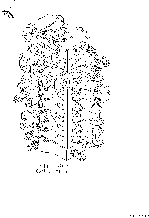 Excavators Komatsu / PC400-7(-50) S/N Y400001-UP(ZEPB000901) / RELIEF VALVE (220 KG/CM2) (FOR SERVICE VALVE)(|ZH00061 : |ZH00061)