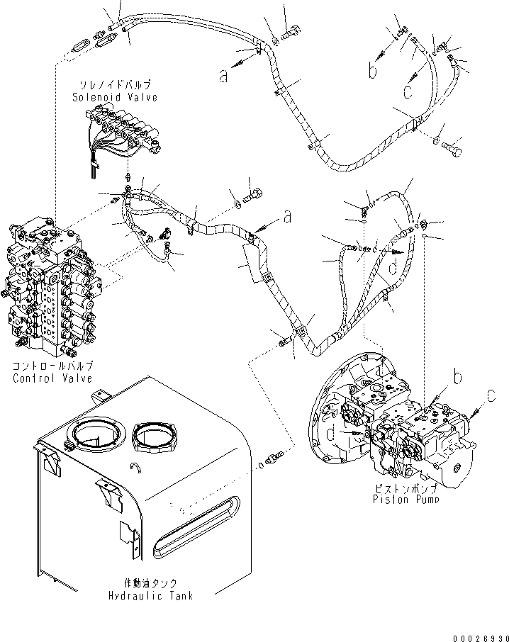 Excavators Komatsu / PC400-7(-50) S/N Y400001-UP(ZEPB000901) / LS PIPING (-50 deg celcius SPEC.)(|ZH00085 : |ZH00085)