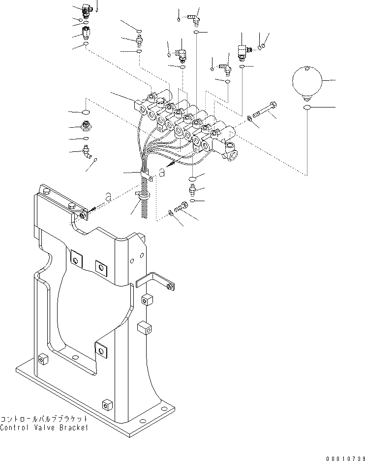 Excavators Komatsu / PC400-7(-50) S/N Y400001-UP(ZEPB000901) / SOLENOID VALVE PIPING (SOLENOID VALVE)(|ZH00086 : |ZH00086)