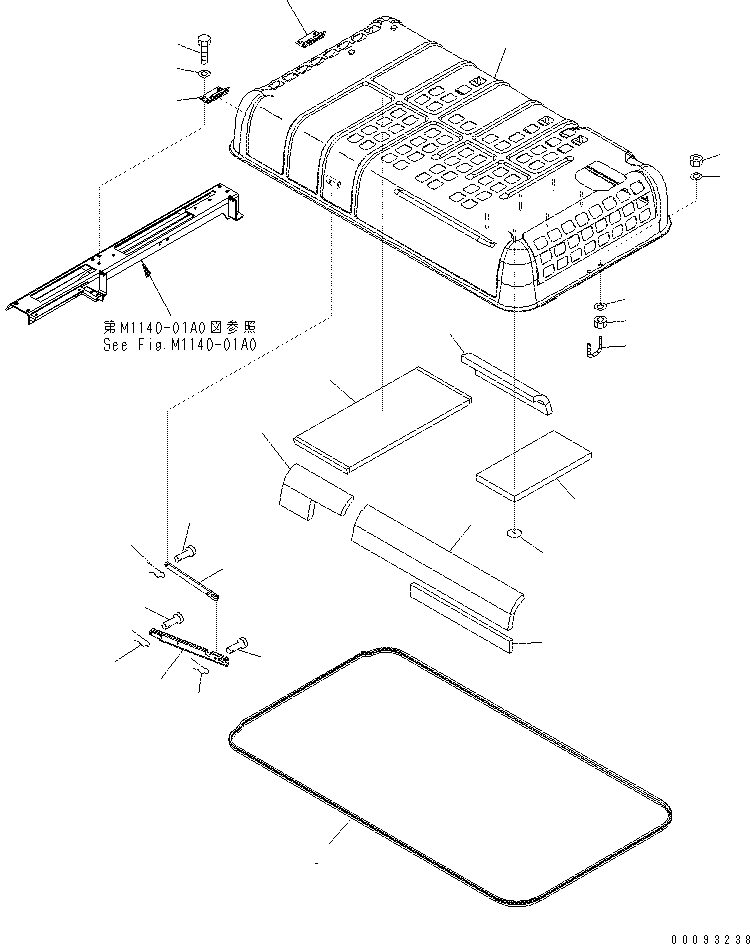 Excavators Komatsu / PC400-7(-50) S/N Y400001-UP(ZEPB000901) / HOOD(|ZM00002 : |ZM00002)
