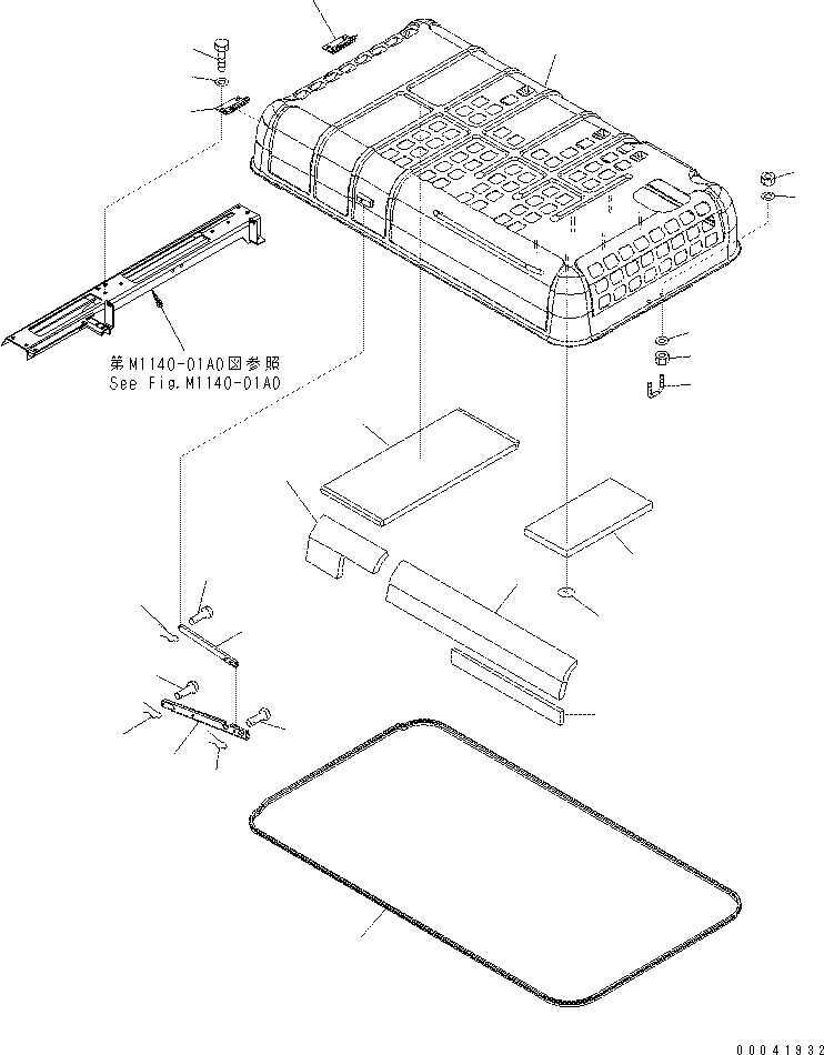 Excavators Komatsu / PC400-7(-50) S/N Y400001-UP(ZEPB000901) / HOOD(|ZM00004 : |ZM00004)