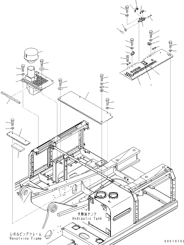 Excavators Komatsu / PC400-7(-50) S/N Y400001-UP(ZEPB000901) / MACHINE CAB COVER (WITH PRECLEANER)(|ZM00024 : |ZM00024)