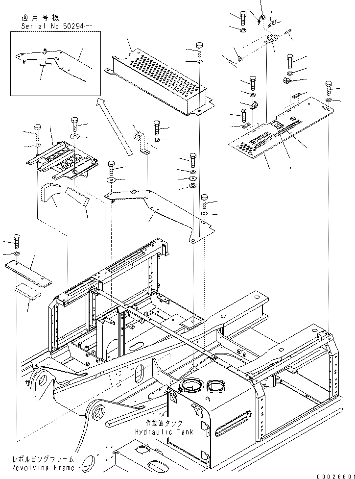 Excavators Komatsu / PC400-7(-50) S/N Y400001-UP(ZEPB000901) / MACHINE CAB COVER (-50 deg celcius SPEC.)(|ZM00025 : |ZM00025)
