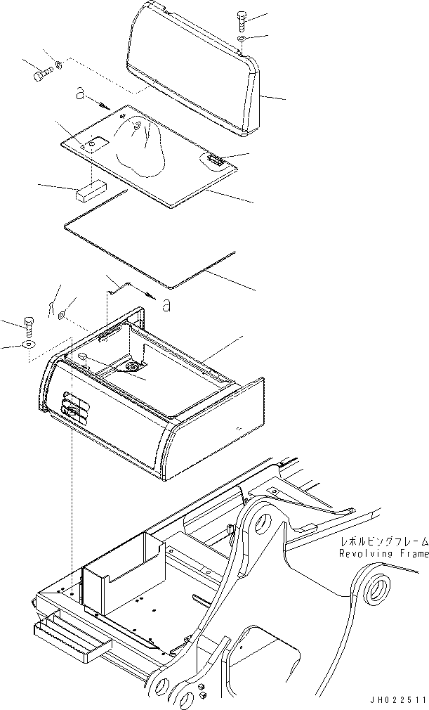 Excavators Komatsu / PC400-7(-50) S/N Y400001-UP(ZEPB000901) / BATTERY CASE (-50 deg celcius SPEC.) (RUSSIA REGULATION)(|ZM00030 : |ZM00030)