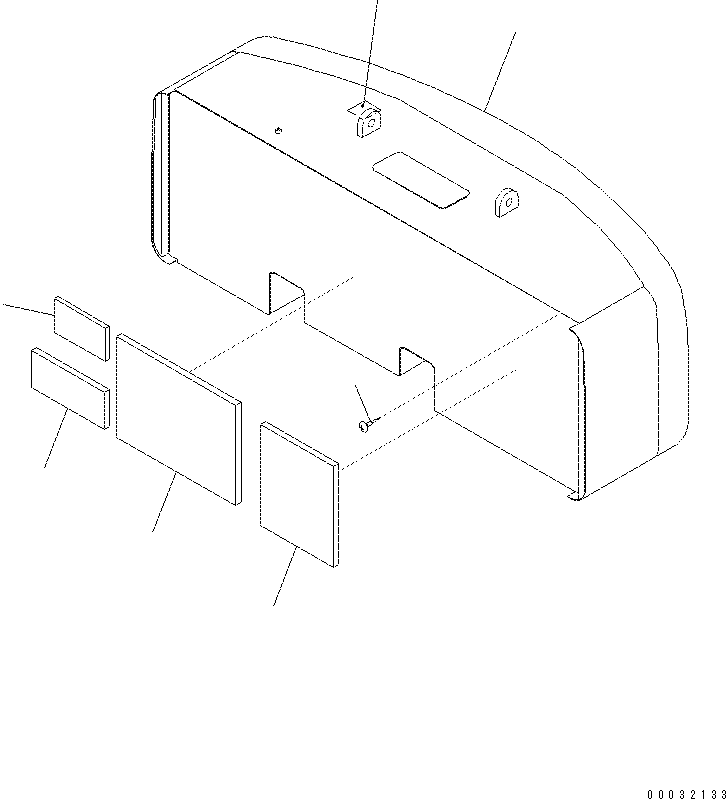 Excavators Komatsu / PC400-7(-50) S/N Y400001-UP(ZEPB000901) / COUNTERWEIGHT (13221KG) (FOR SLF 20M)(|ZM00040 : |ZM00040)