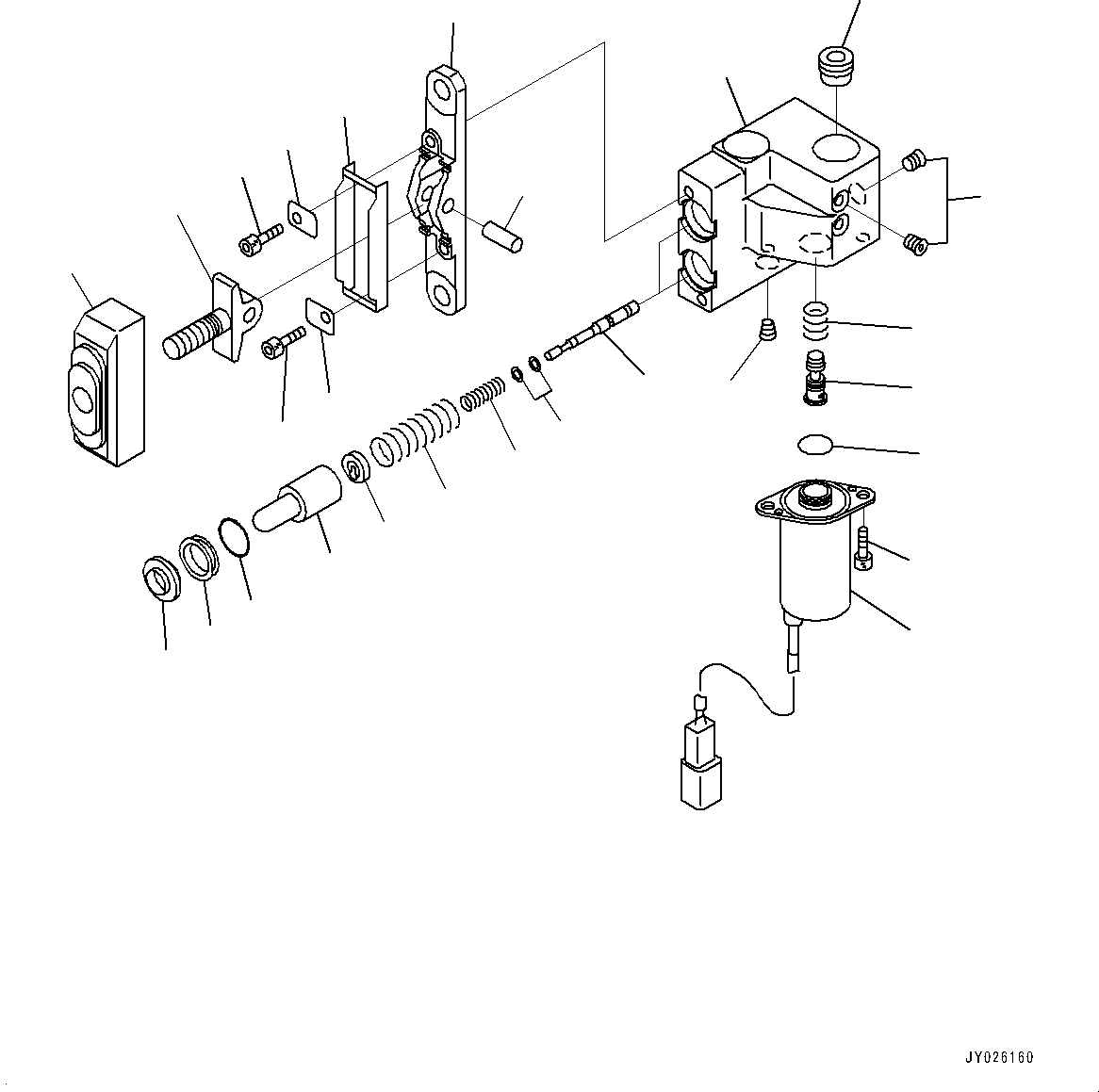 Excavators Komatsu / PC220-8M0 S/N Y221001-UP(ZEPB401) / CAB (VANDALISM PROTECTION,POWER SUPPLY,12VOLT,WITH 1-ADDITIONAL ACTUATOR PIPING,ACCUMULATOR,WEBASTO HEATER) (PPC VALVE FOR ATTAC(|ZK00248 : |ZK00248)