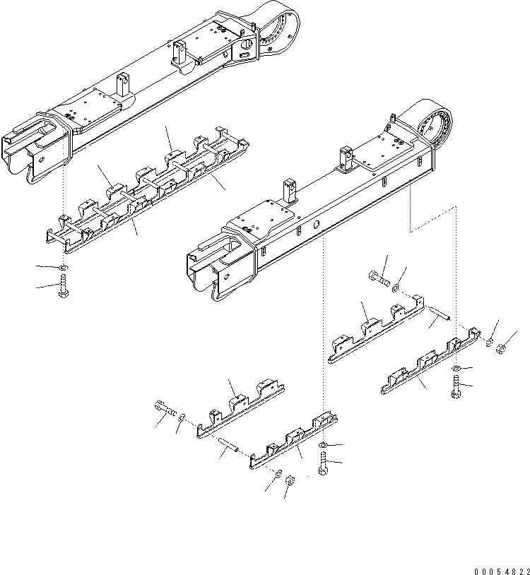 Excavators Komatsu / PC400-7(-50) S/N Y400001-UP(ZEPB901) / FULL ROLLER GUARD (SN )(|ZR00082 : |ZR00082)
