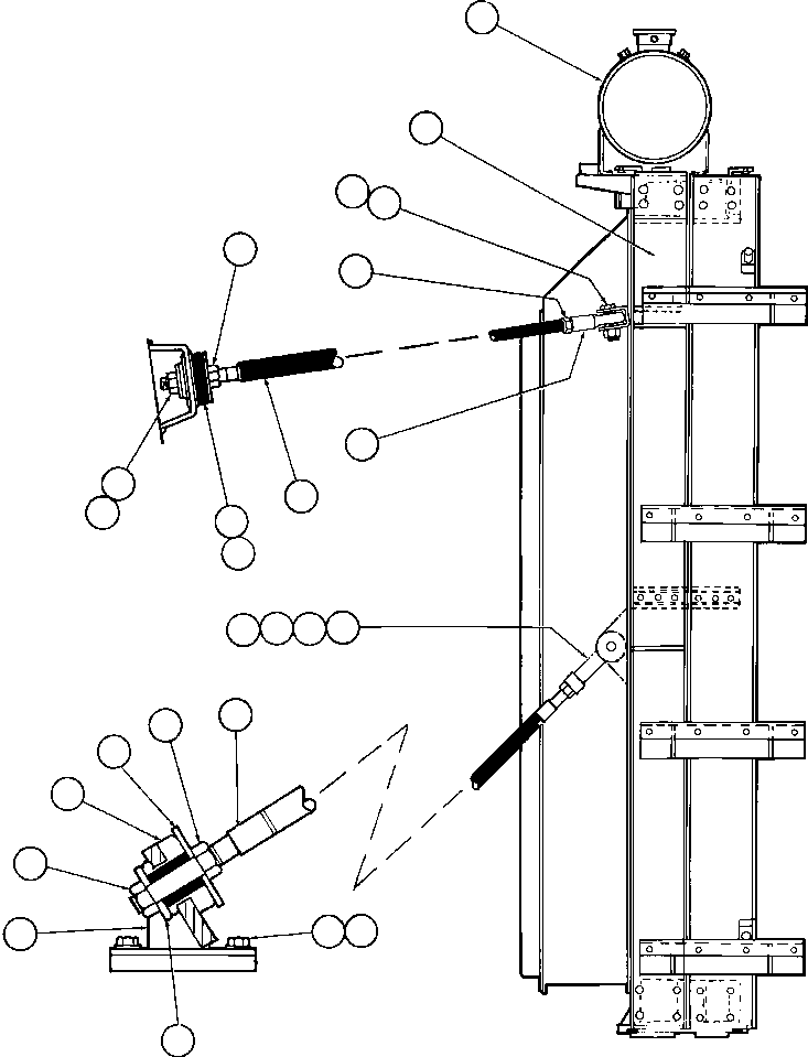 Dump Trucks Komatsu / AFE32-Q 830E S/N 31662-31663 & 31692-31693  COAL & ALLIED(afe32-q) / RADIATOR & SURGE TANK INSTALLATION(022 : 40207)