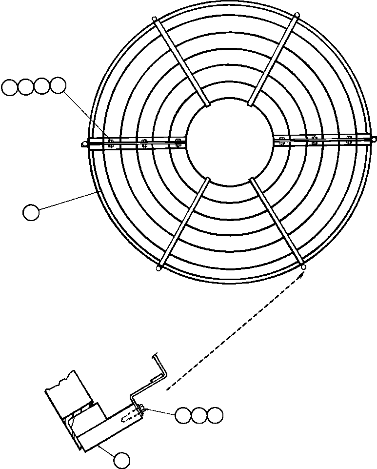 Dump Trucks Komatsu / AFE32-Q 830E S/N 31662-31663 & 31692-31693  COAL & ALLIED(afe32-q) / FAN GUARD(032 : 14457)