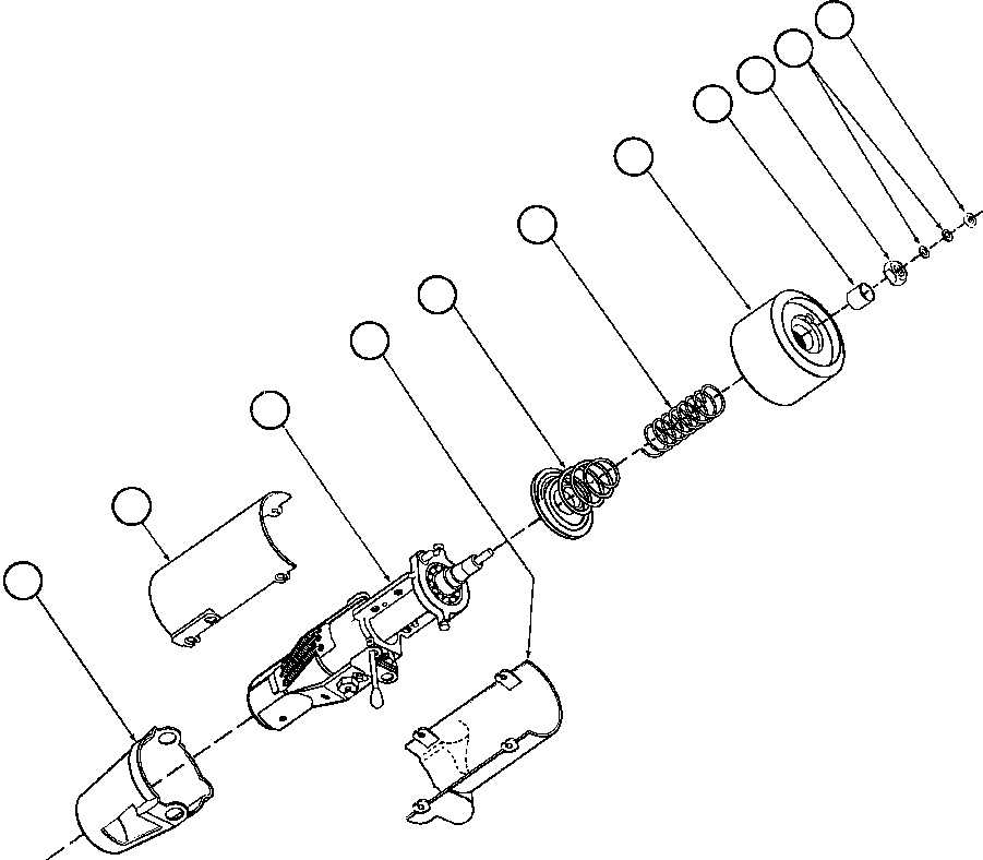 Dump Trucks Komatsu / AFE32-Q 830E S/N 31662-31663 & 31692-31693  COAL & ALLIED(afe32-q) / STEERING COLUMN ASSEMBLY (PB6880)(098 : 40043)