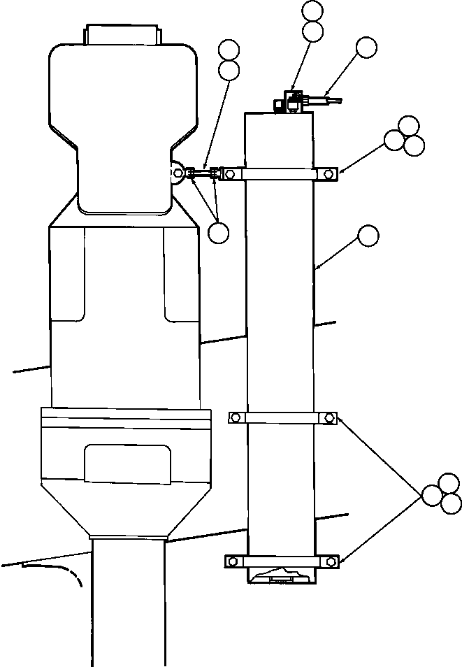 Dump Trucks Komatsu / AFE32-Q 830E S/N 31662-31663 & 31692-31693  COAL & ALLIED(afe32-q) / STEERING ACCUMULATOR INSTALLATION(106 : 14754)