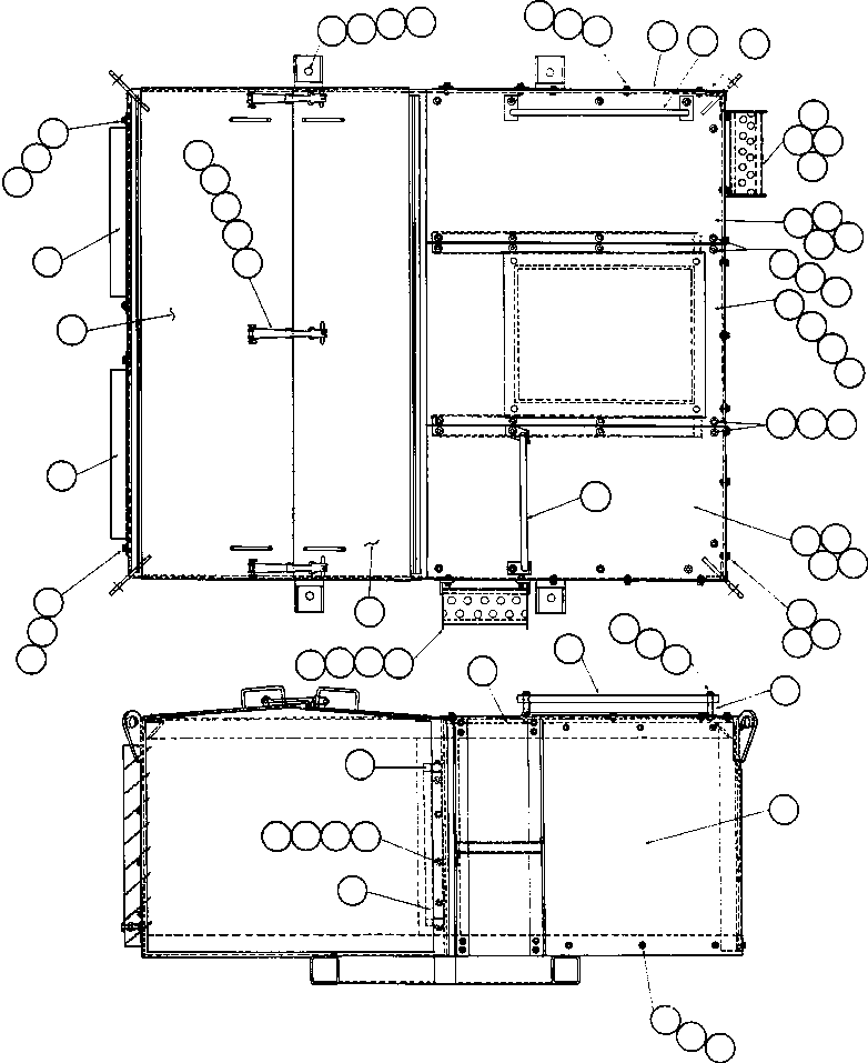 Dump Trucks Komatsu / AFE32-Q 830E S/N 31662-31663 & 31692-31693  COAL & ALLIED(afe32-q) / BLOWN GRID MODULE - 1 (EB1128)(206 : 40137)