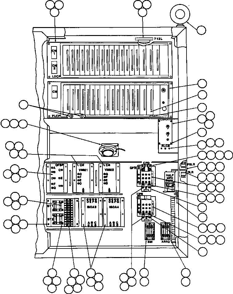 Dump Trucks Komatsu / AFE32-Q 830E S/N 31662-31663 & 31692-31693  COAL & ALLIED(afe32-q) / CONTROL CABINET ASSEMBLY - 1(230 : 40202)