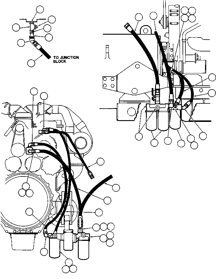 Dump Trucks Komatsu / AFE32-Q 830E S/N 31662-31663 & 31692-31693  COAL & ALLIED(afe32-q) / ENGINE FUEL PIPING(312 : 40155)