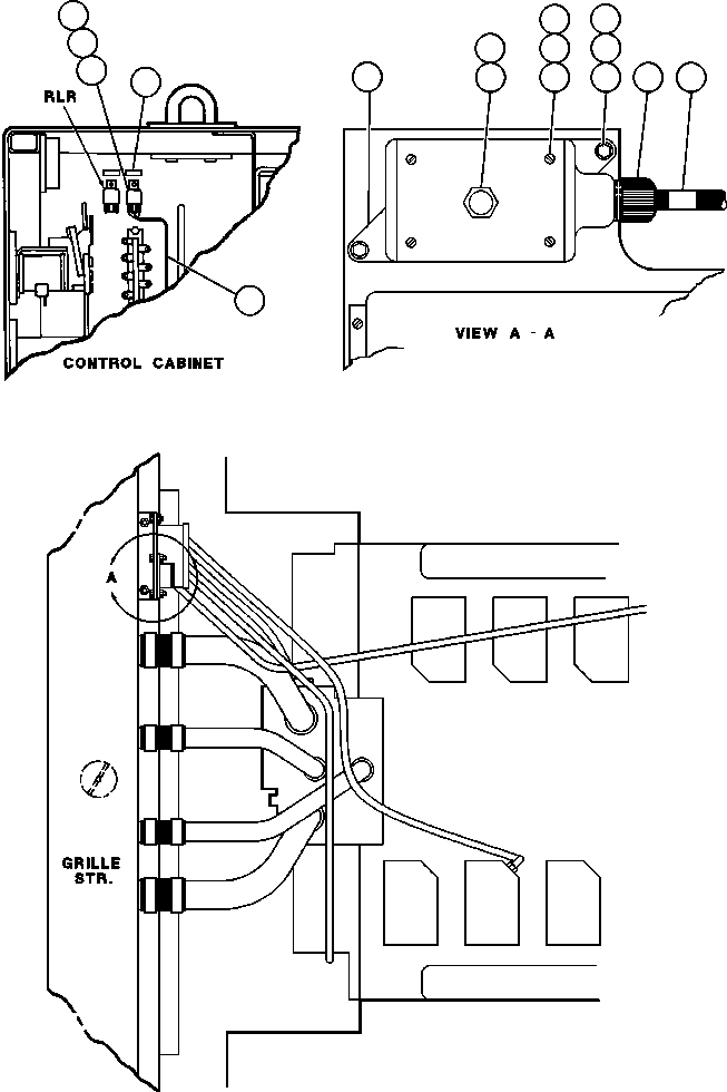 Komatsu parts book diagram for AFE42-J 630E S/N 32081-32084 MT. LEYSHON: ENGINE MONITOR - FLIGHT -1 (EC6954)