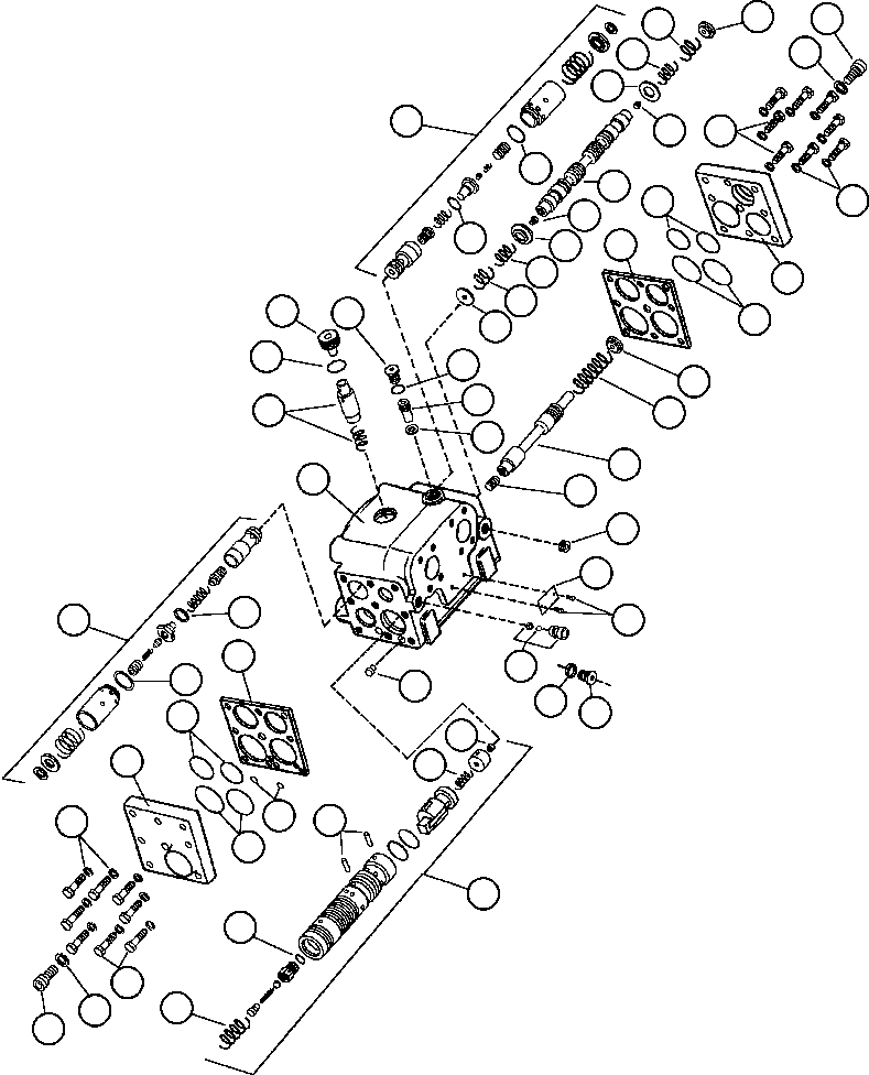 Komatsu parts book diagram for AFE42-J 630E S/N 32081-32084 MT. LEYSHON: FLOW AMPLIFIER (PB7243)