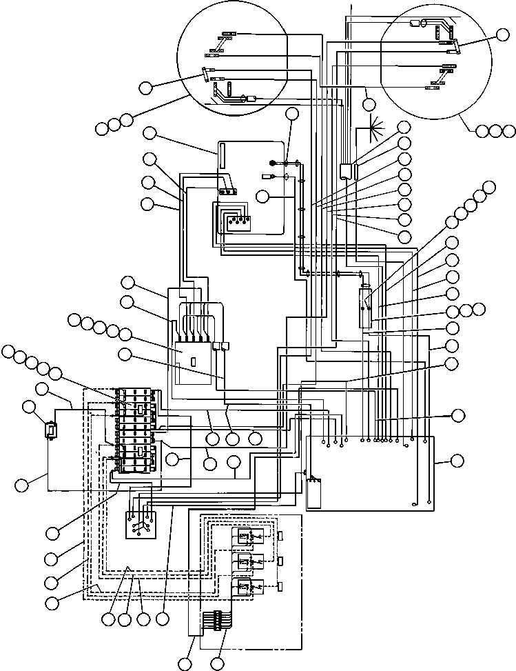 Komatsu parts book diagram for AFE42-J 630E S/N 32081-32084 MT. LEYSHON: ELECTRIC POWER COMPONENTS WIRING