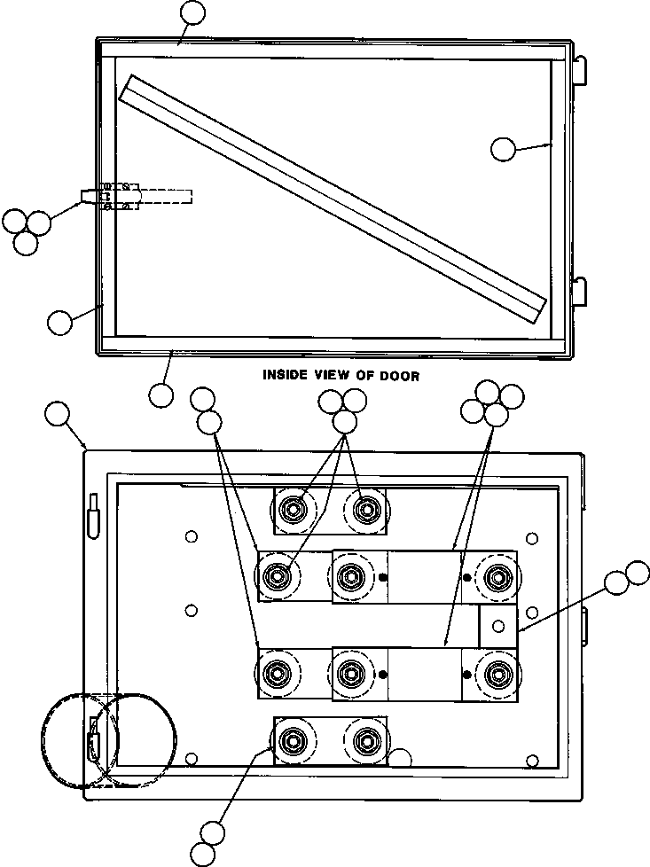 Komatsu parts book diagram for AFE42-J 630E S/N 32081-32084 MT. LEYSHON: LOAD TEST BOX ASSM (EB7216)