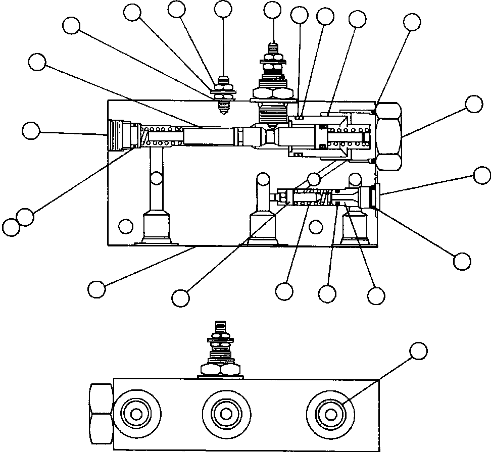 Komatsu parts book diagram for AFE42-J 630E S/N 32081-32084 MT. LEYSHON: DIFFERENTIAL MANIFOLD VALVE ASSM (PB5567)