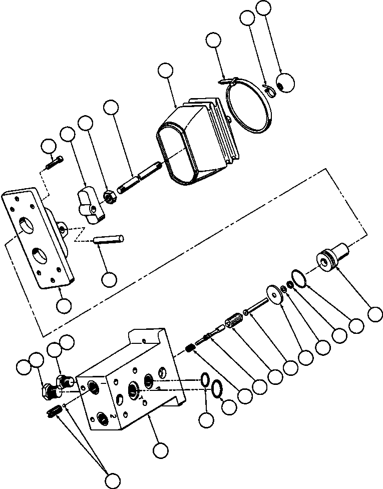Komatsu parts book diagram for AFE42-J 630E S/N 32081-32084 MT. LEYSHON: HOIST CONTROL VALVE (PB6752)