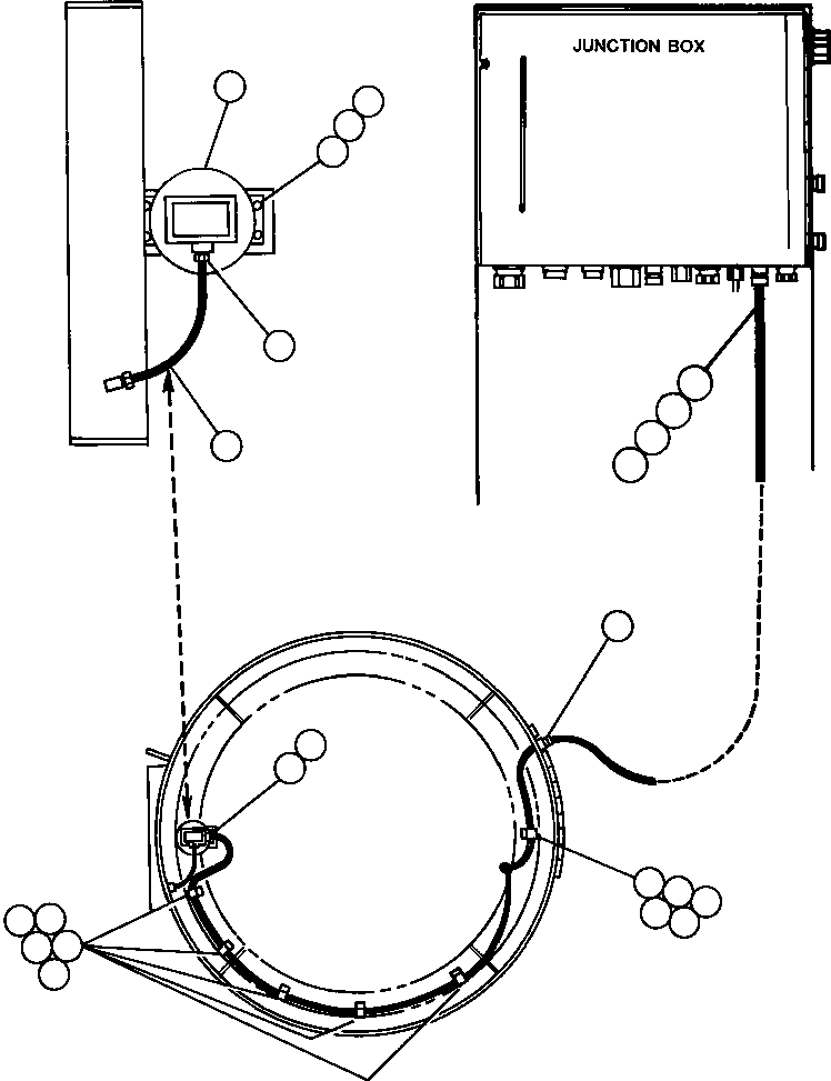 Komatsu parts book diagram for AFE42-J 630E S/N 32081-32084 MT. LEYSHON: BLOWER PRESSURE SWITCH WIRING