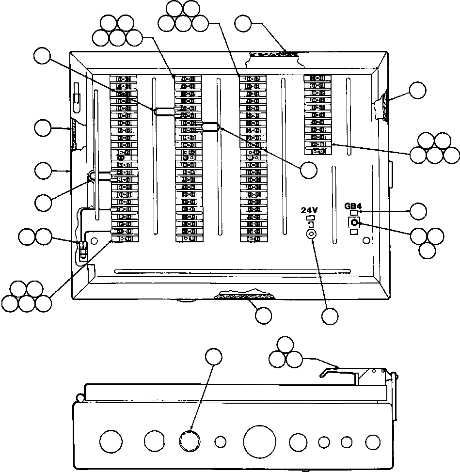 Komatsu parts book diagram for AFE42-J 630E S/N 32081-32084 MT. LEYSHON: JUNCTION BOX ASSM