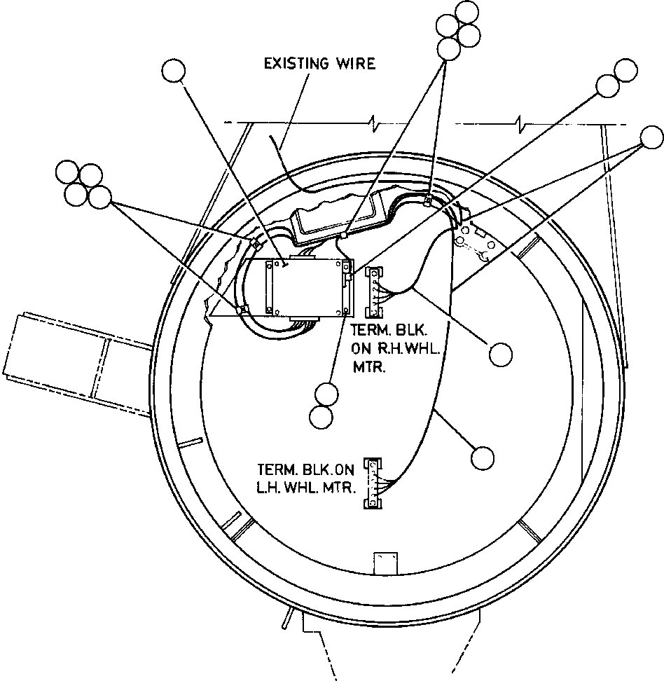 Komatsu parts book diagram for AFE42-J 630E S/N 32081-32084 MT. LEYSHON: MOTOR HEAT SENSOR PANEL (TZ7857)