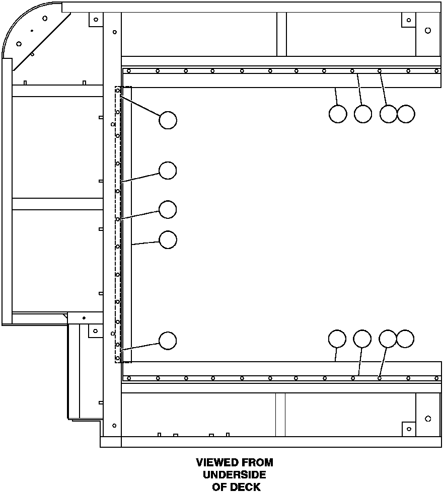 Dump Trucks Komatsu / AFE42-Q 630E S/N 32418 LEIGHTON(afe42-q) / LEFT DECK DUST SEALS(014 : 30702)