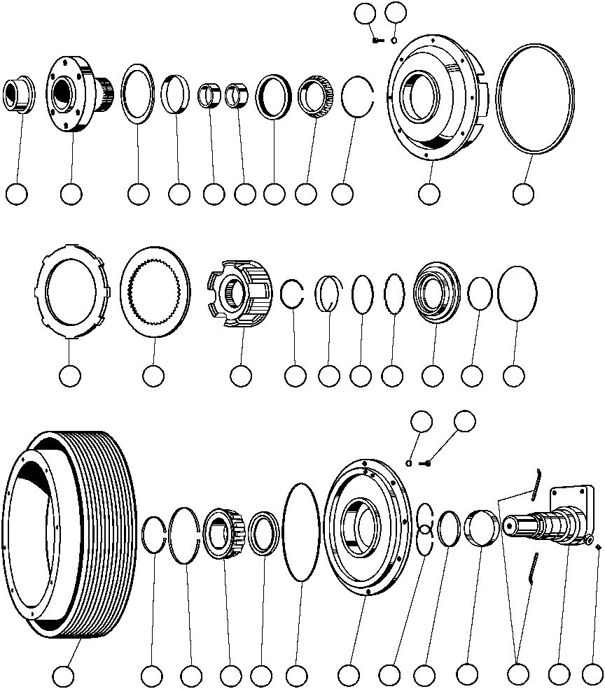 Dump Trucks Komatsu / AFE42-Q 630E S/N 32418 LEIGHTON(afe42-q) / VARIABLE SPEED FAN CLUTCH (AK1940)(066 : 15243)