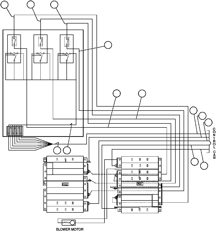 Dump Trucks Komatsu / AFE42-Q 630E S/N 32418 LEIGHTON(afe42-q) / ELECTRIC POWER COMPONENTS WIRING - 2(212 : 40989)