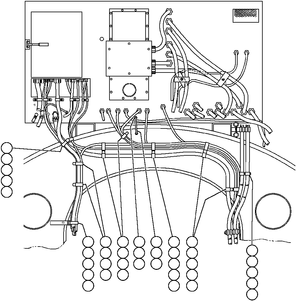 Dump Trucks Komatsu / AFE42-Q 630E S/N 32418 LEIGHTON(afe42-q) / POWER WIRING INSTALLATION(238 : 30735)
